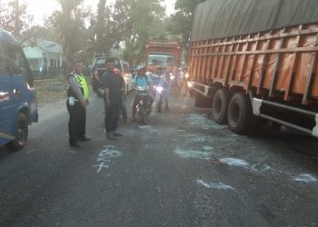 Kecelakaan Lalulintas di Jalan Lintas Siantar- Perdagangan, Empat Orang Luka-luka