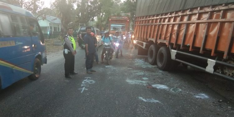 Kecelakaan Lalulintas di Jalan Lintas Siantar- Perdagangan, Empat Orang Luka-luka