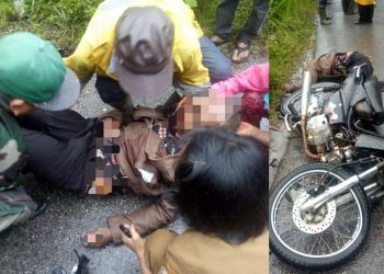 Kecelakaan Saat Berboncengan Naik Sepedamotor, Muktar Nainggolan Tewas, Christopel Nainggolan Luka-luka
