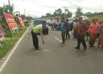 Lepas dari Pegangan Hefriansyah, Balita Ditabrak Bus Sinar Sepadan