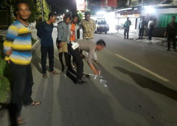Dibonceng Temannya, Riduan Harahap Tewas Di Jalan Melanthon Siregar