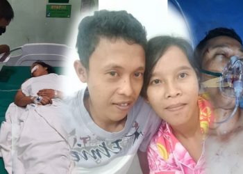 Berboncengan Naik Sepedamotor, Pasangan Kekasih Tabrak Tembok Taman