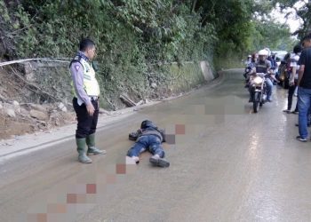 Kecelakaan di Sibaganding-Parapat, Ridwan Lubis Pemotor Asal Siantar Meregang Nyawa