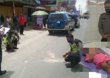 Samsudin Sijabat Sekeluarga Berboncengan Sepedamotor Ditabrak Mobil, Bocah 3 Tahun Sartika Sijabat Meninggal