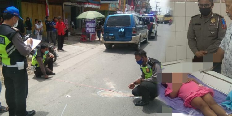Samsudin Sijabat Sekeluarga Berboncengan Sepedamotor Ditabrak Mobil, Bocah 3 Tahun Sartika Sijabat Meninggal