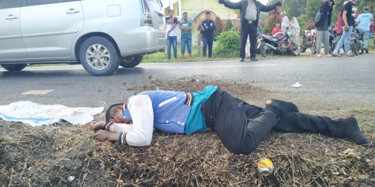 Tarzan Panjaitan Meregang Nyawa di Jalan Lintas Sumatera