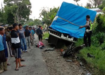 Bonceng Cewek Tembung, Pria asal Medan Petisah Kecelakaan dan Meninggal di Jalan Lintas Siantar- Parapat