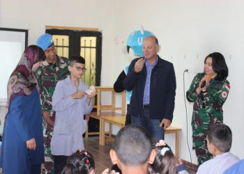 Peduli Kesehatan Anak, Satgas Indobatt UNIFIL Gelar Penyuluhan di Lebanon
