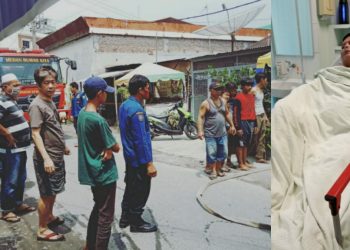 Ledakan Tabung Gas Lukai Pasutri William Hutagalung dan Lisbet Hutauruk