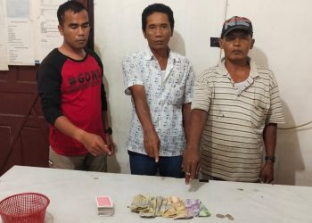Asik Main Leng di Warkop, Supir, Pekerja Bangunan dan Satpam PT Sipef Diciduk