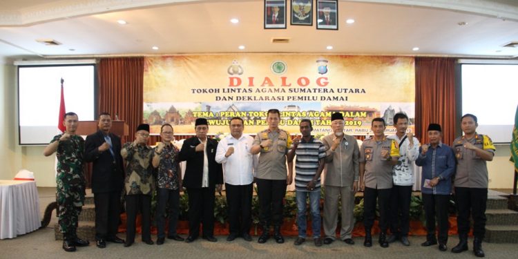 Tokoh Lintas Agama Sumut Deklarasi Pemilu Damai