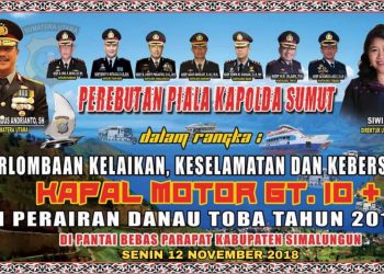 Ada Lomba 58 Kapal Motor GT 10+ di Parapat, Danau Toba