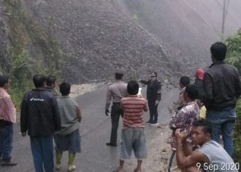 Jalan Penghubung Pakkat-Barus Longsor, Arus Lalu-lintas Terputus