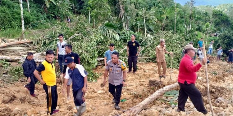 Bencana Longsor di Nias Selatan, Enam Warga Hilang Tertimbun