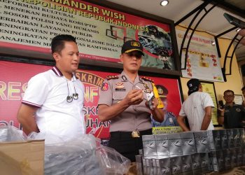 Polres Labuhanbatu Gagalkan Pengiriman Satu Truk Rokok Luffman Non Cukai
