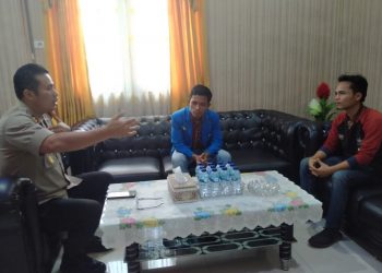 Kapolres Madina dan PMII Bersinergi Antisipasi Penyebaran Virus Corona