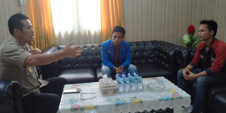 Kapolres Madina dan PMII Bersinergi Antisipasi Penyebaran Virus Corona