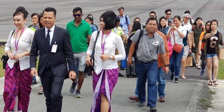 Inaugural Flight Malindo Air Jadi Kado Indah HUT Kemerdekaan RI ke-73 untuk Danau Toba