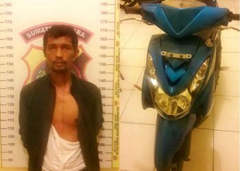 Tertangkap  Curi Sepedamotor, Pria Ini Babak Belur Dipermak Warga Jalan Teratai...