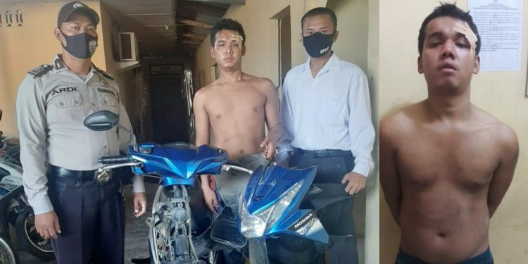 Curi Sepedamotor Mama Muda yang Hendak Belanja, Pria ini Diciduk Tekab Curi Sepedamotor Mama Muda yang Hendak Belanja, Pria ini Diciduk Tekab
