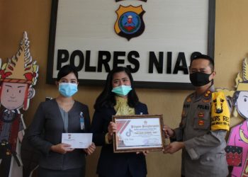 Team Bank Mandiri Menangkan Lomba Tiktok #dirumahaja Polres Nias