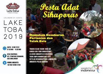 Sabtu Ini ada Ritual Tolak Bala dan Permohonan Kesuburan Pertanian di Simalungun