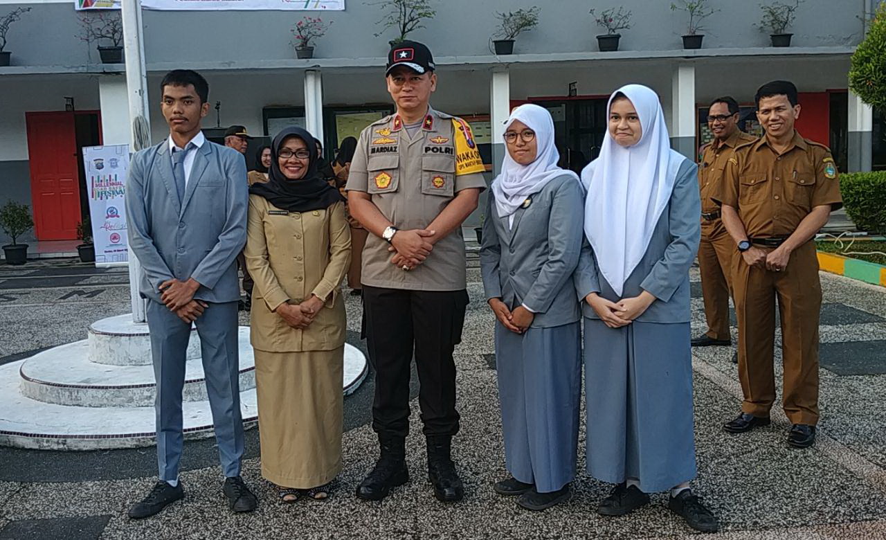 Brigjen Pol Mardiaz Kusin Dwihananto "Go To School" Sampaikan Pesan Kambtibmas