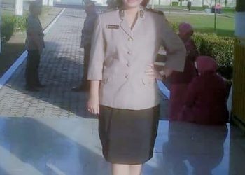Sosok Polwan Cantik Maria M Marpaung, Ibu Dua Anak itu Dikenal Ramah