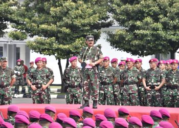 Panglima TNI :Prajurit Marinir Miliki Jiwa Ksatria, Militan, Loyal dan Profesional