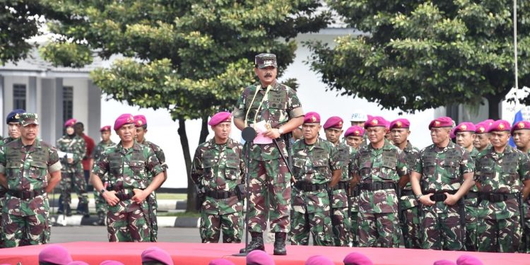Panglima TNI :Prajurit Marinir Miliki Jiwa Ksatria, Militan, Loyal dan Profesional