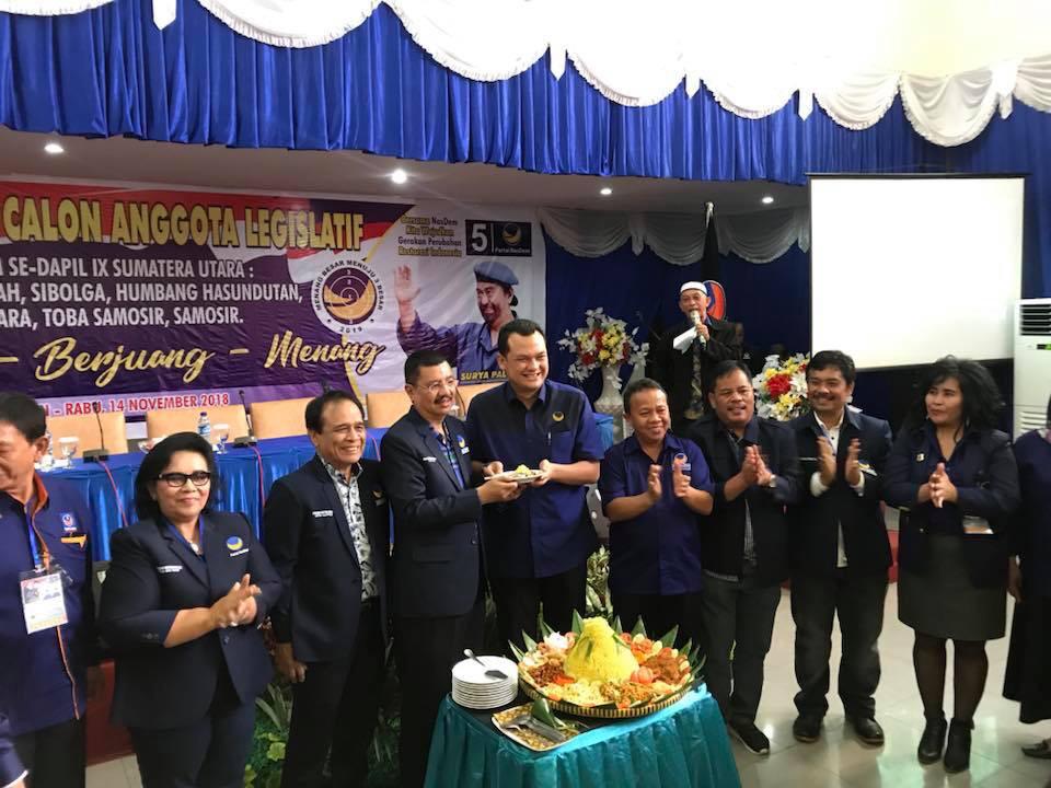 Martin Manurung Semangati Caleg NasDem dari Sumut