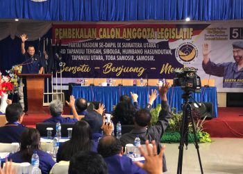 Martin Manurung Semangati Caleg NasDem dari Sumut