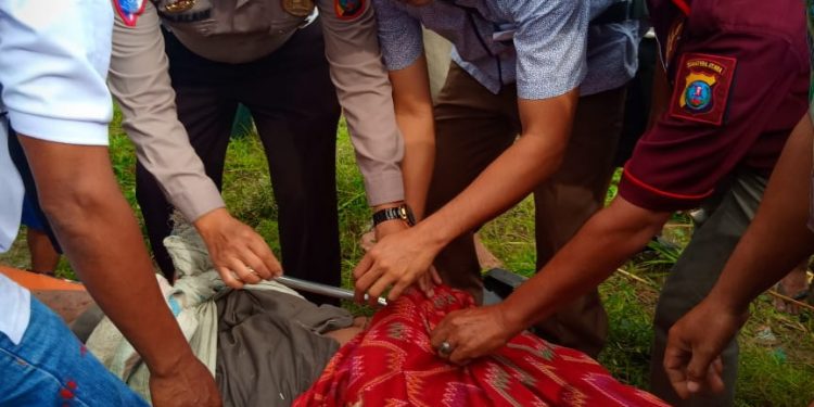 Marudut Siagian Meregang Nyawa, Sepedamotornya Terperosok ke Saluran Irigasi