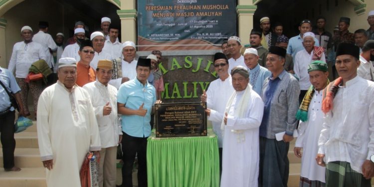 Walikota Siantar Resmikan Masjid Amaliyah, sekaligus Mengenang Masa Kecil