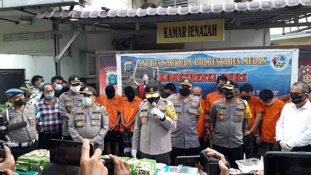 Sabu 40 Kilo Diamankan dari Penginapan Citra Atsari Medan, 1 dari 4 Tersangka asal Surabaya dan Aceh Tewas Ditembak