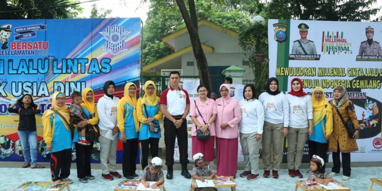 Ini Cara Kapolrestabes Medan Sosialisasikan "Milleneal Road Safety Festival"