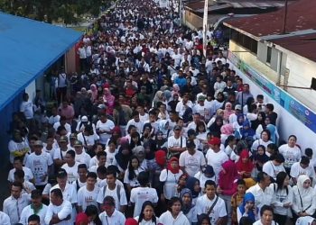 Danrem 022/PT Hadiri Acara Millennial Road Safety Festival” Polres Simalungun