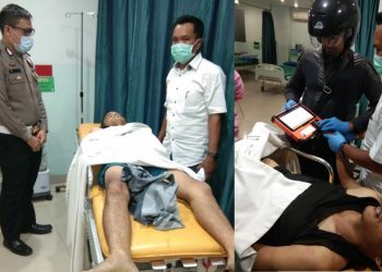 Identitas Belum Diketahui, Pengendara Supra X 125 Tewas Kecelakaan di Jalan Lintas Siantar-Raya