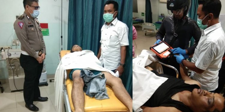 Identitas Belum Diketahui, Pengendara Supra X 125 Tewas Kecelakaan di Jalan Lintas Siantar-Raya