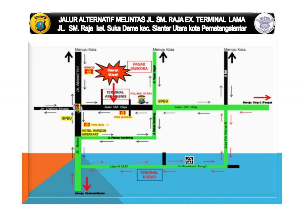 Penting! Ini Jalur Alternatif Bagi Pengendara yang Melintasi Siantar Saat Lebaran 2018