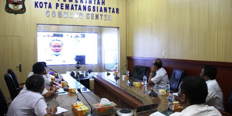 Pandemi Covid-19, Musrenbang RKPD Kota Siantar Tahun 2021 melalui Video Conference Pandemi Covid-19, Musrenbang RKPD Kota Siantar Tahun 2021 melalui Video Conference