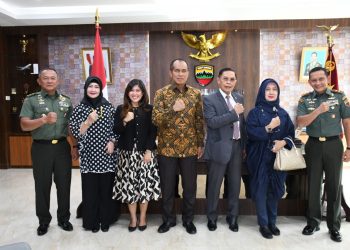 Pangdam I Bukit Barisan Terima Kunker Komisi I DPR RI, Kesiapan Pengamanan Pemilu dan Pilpres 2019
