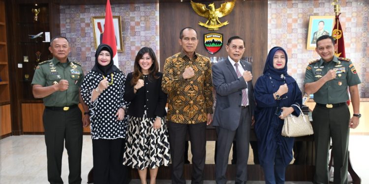Pangdam I Bukit Barisan Terima Kunker Komisi I DPR RI, Kesiapan Pengamanan Pemilu dan Pilpres 2019