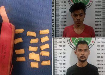 Transaksi Ganja di Mojopahit, Nanda dan Farhan Digiling Polres Siantar