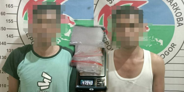 Dua Pengedar Narkoba Diciduk, 479 Gram Sabu Disita