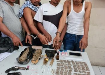 Dalam Sehari Resnarkoba Polres Kampar Ringkus 6 Tersangka di 3 Lokasi
