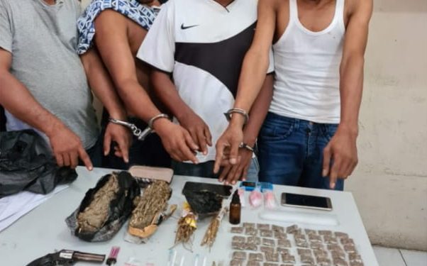 Dalam Sehari Resnarkoba Polres Kampar Ringkus 6 Tersangka di 3 Lokasi