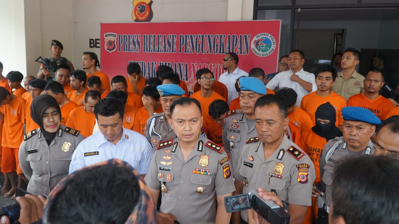 Hanya 10 Hari, Ada 53 Tersangka Penyalahguna Narkoba Diamankan