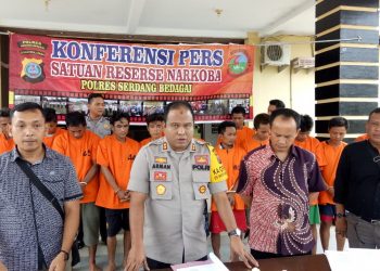 Ini Tangkapan Kasus Narkoba Dua Pekan di Sergai