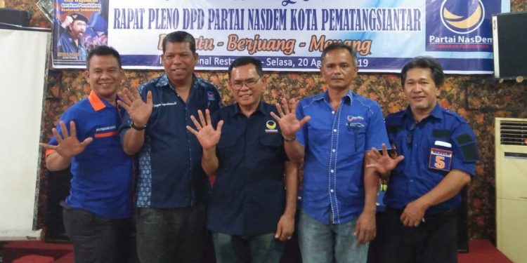Tongam Pangaribuan Diusulkan Jadi Ketua Fraksi NasDem DPRD Siantar